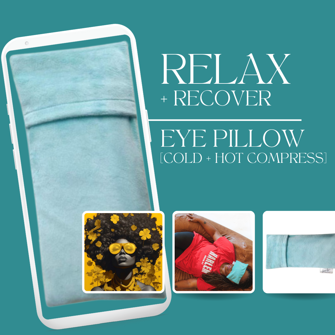 RELAX & RECOVER EYE PILLOW Lavender-Scented (+Heat/Cold Pack)